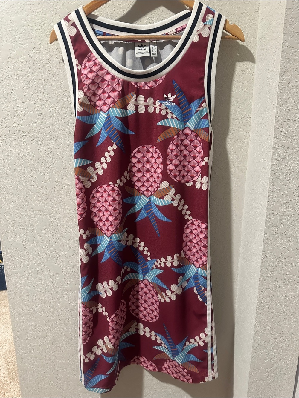 Adidas Red and Blue Sleeveless
Mini Dress